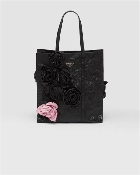 prada roses handbag